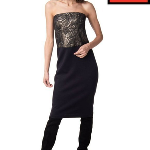 Les Prairies de Paris Bandeau top dress‎ NWT